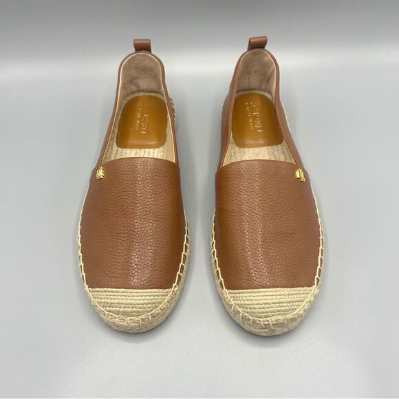 Lauren Ralph Lauren Cameryn IV Tumbled Leather Espadrilles - Picture 5 of 5